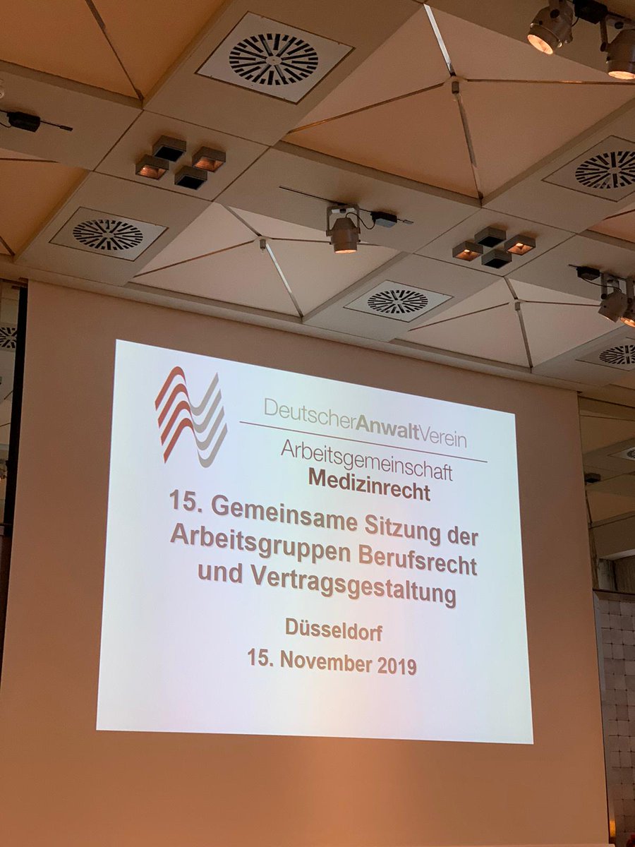 dr_halbe's tweet image. @dr_halbe
 in #Duesseldorf 
Arbeitsgruppe Berufsrecht und Vertragsgestaltung der Arbeitsgemeinschaft #Medizinrecht im @Anwaltverein

#Gesundheitswesen