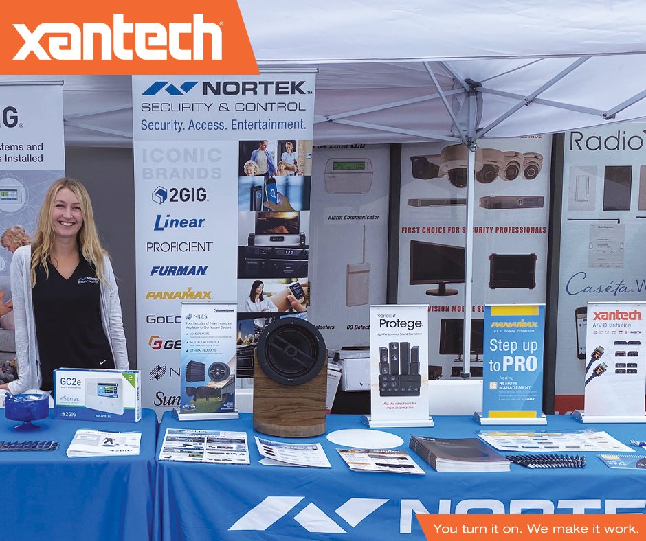 XantechUSA's tweet image. Come join us at the @KOACCTV Customer Appreciation Event today from 12-5:30pm! Meet the @NortekControl team and see all the exciting solutions we have for your #EncryptedSecurity and #HomeAV needs. 

#2GIG #Furman #Niles #Proficient #Panamax #Sunfire