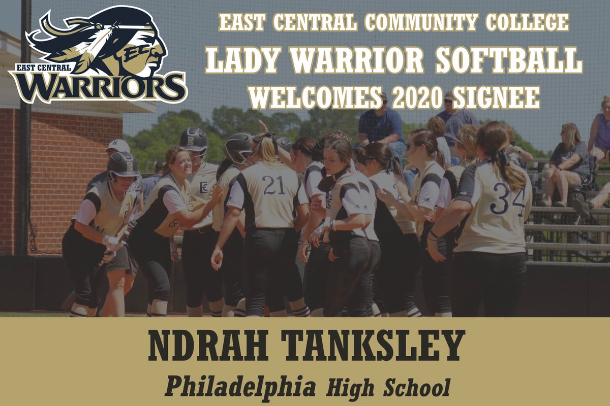 ECCCSoftball's tweet photo. Welcome to East Central Community College!🥎#yeahsoftball https://t.co/Mq444Nbu08