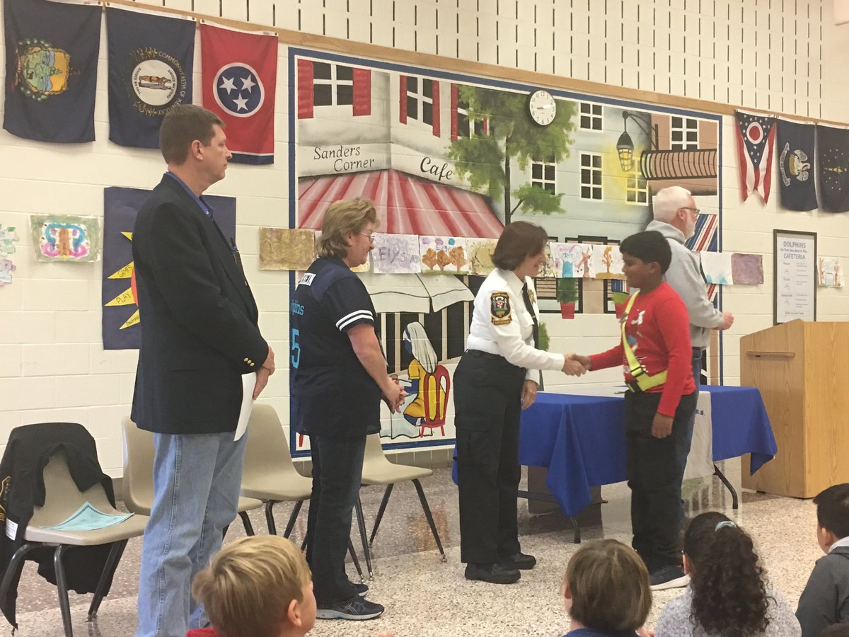 TBranderson's tweet photo. Proud of our new Safety Patrol inductees.  @SandersCornerES #SCES20 https://t.co/MGqsniV5jF