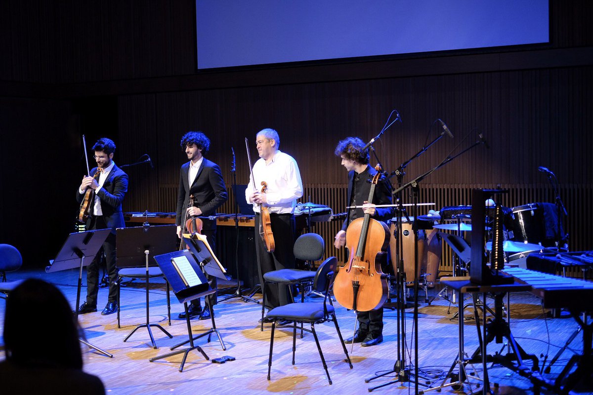 Our friday afternoon w/ @EsbjergEnsemble on Mysteries of Communication - musical, verbal and gestural - thank you Minna Leinonen, Loïc Destremau, Kimmo Hakola, Steinar Yggeseth, Ansgar Beste & Kristine Tjøgersen @NordicMusicDays @Stormenkonsert #nordicmusicdays