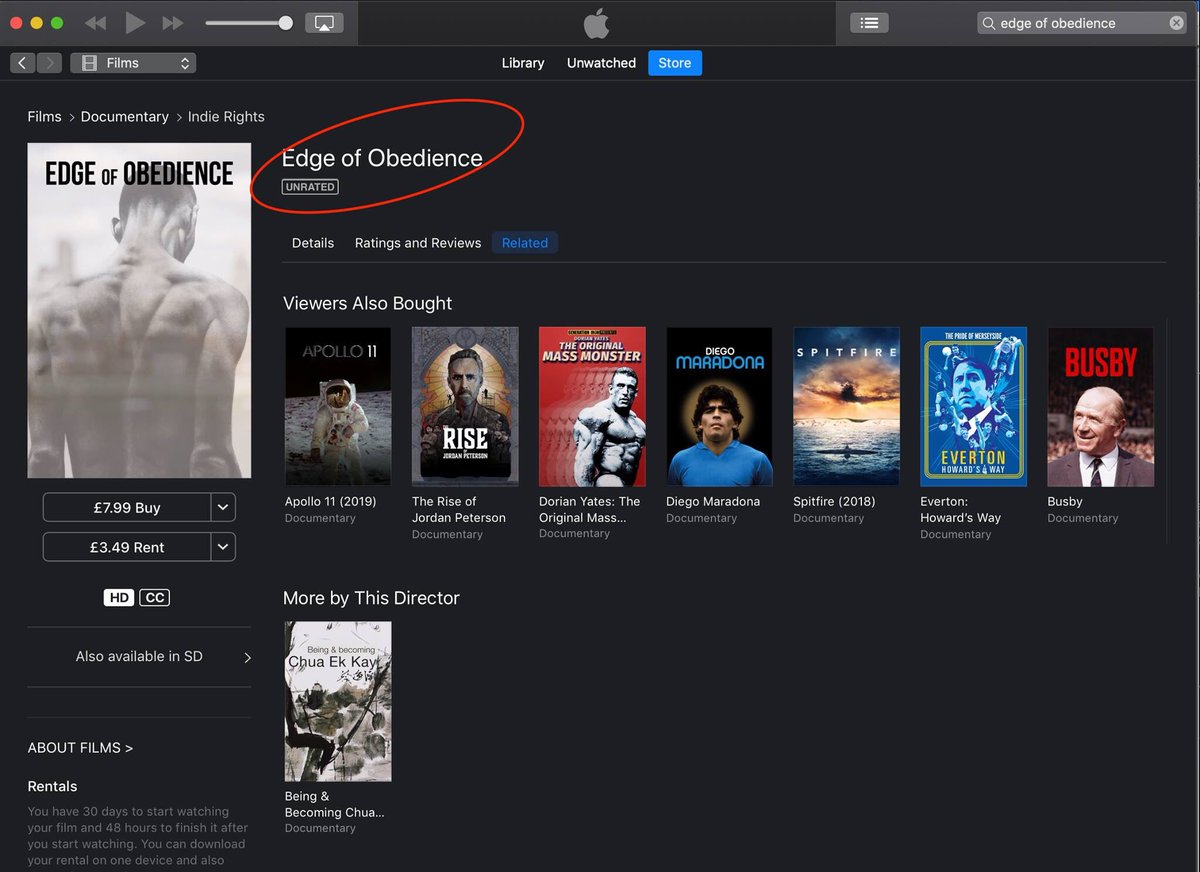 ZakiiFilm's tweet photo. 'A fascinating and thought provoking documentary, Edge of Obedience has much to say not just about art but also about how we view ourselves and others.' - Gill O'Donnell, reviewer

#itunes #documentaries #supportindiefilm #settlestories https://t.co/fJHU2flcsI