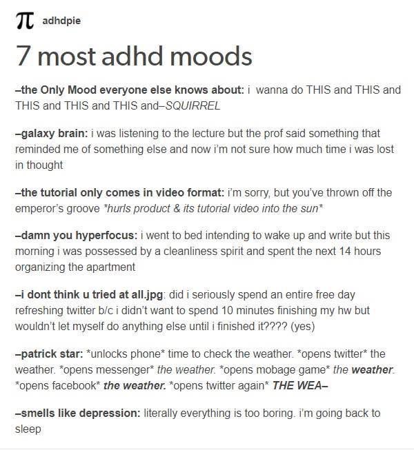 FasterNormal's tweet photo. yes. and you? #ADHD #NeurodiverseSquad #becauseADHD https://t.co/jlmwD4HjVQ