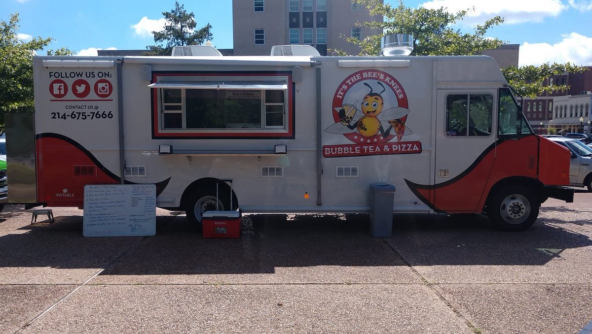 MakerFaireTyler's tweet photo. We just confirmed Bee's Knees Bubble Tea And Pizza food-truck for Maker Faire 2020! We'll have lots of tasty food-truck chow available April 18th at the 8th annual Tyler Maker Faire! https://t.co/8aEu9MS7a1