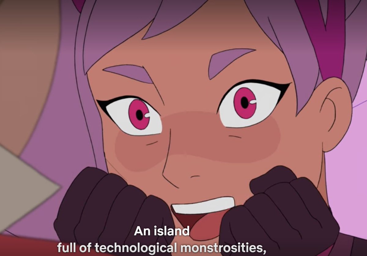 LMAO of course she loves it here (also do you know who else is a deadly technological monstrosity)