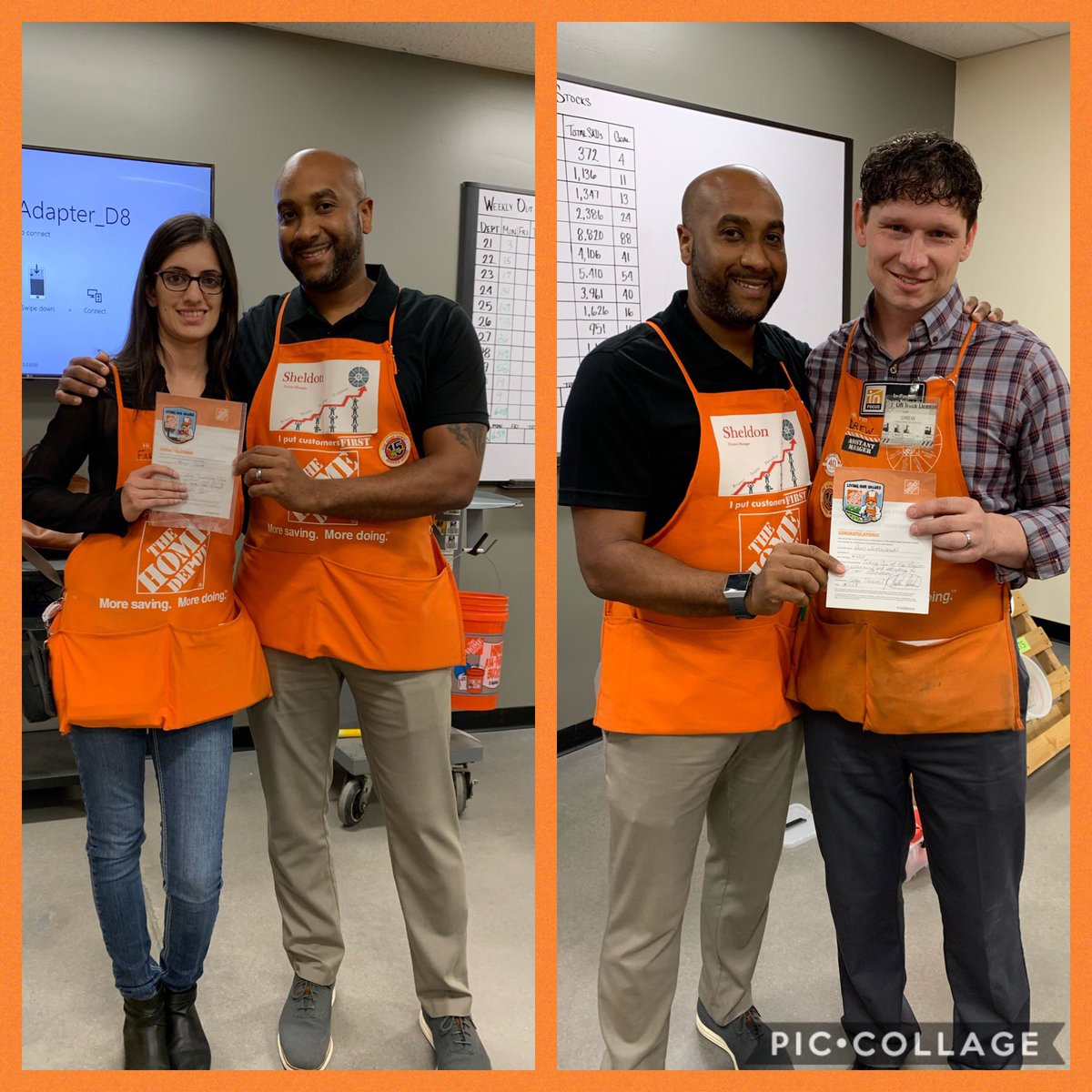 Amazing leaders Drew and Faryal being recognized for their drive and contributions to D66! <a href="/D66Celest/">Sheldon Celestine 🇹🇹🇺🇸</a> <a href="/BrentBareTHD/">Brent Bare</a> <a href="/JefferyOfenloch/">Jeffery Ofenloch</a> <a href="/cvjuarez1/">Carlos Juarez</a>