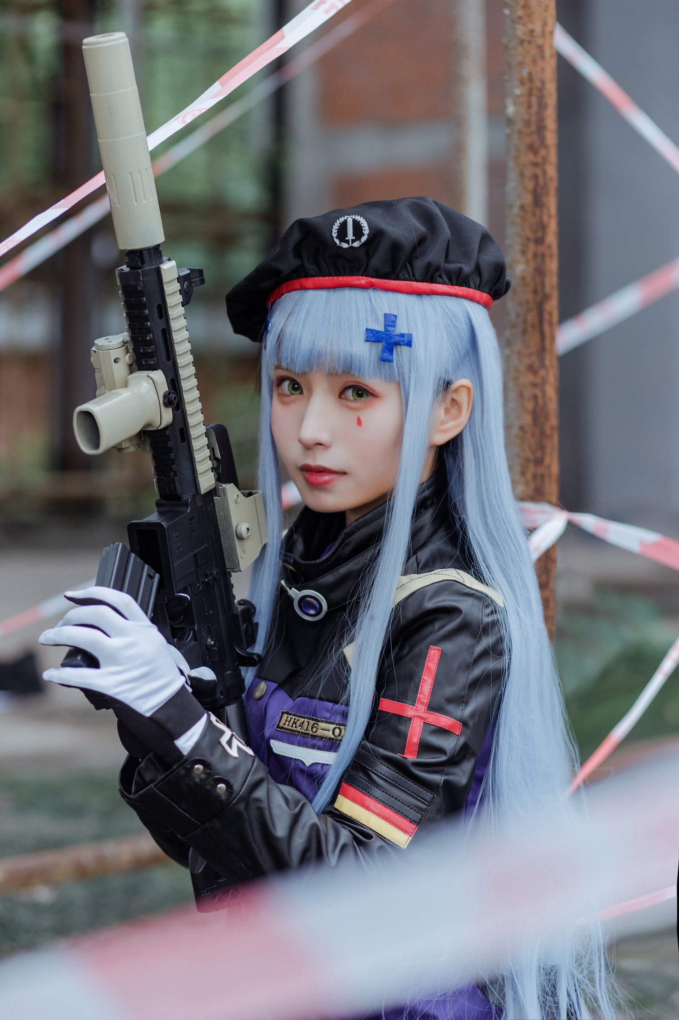 画像,指挥官，有我在就足够了。HK416 cos💗#少女前線 #少女前线 #GirlsFrontline #cosplay https://t.co/9sn28HEk…