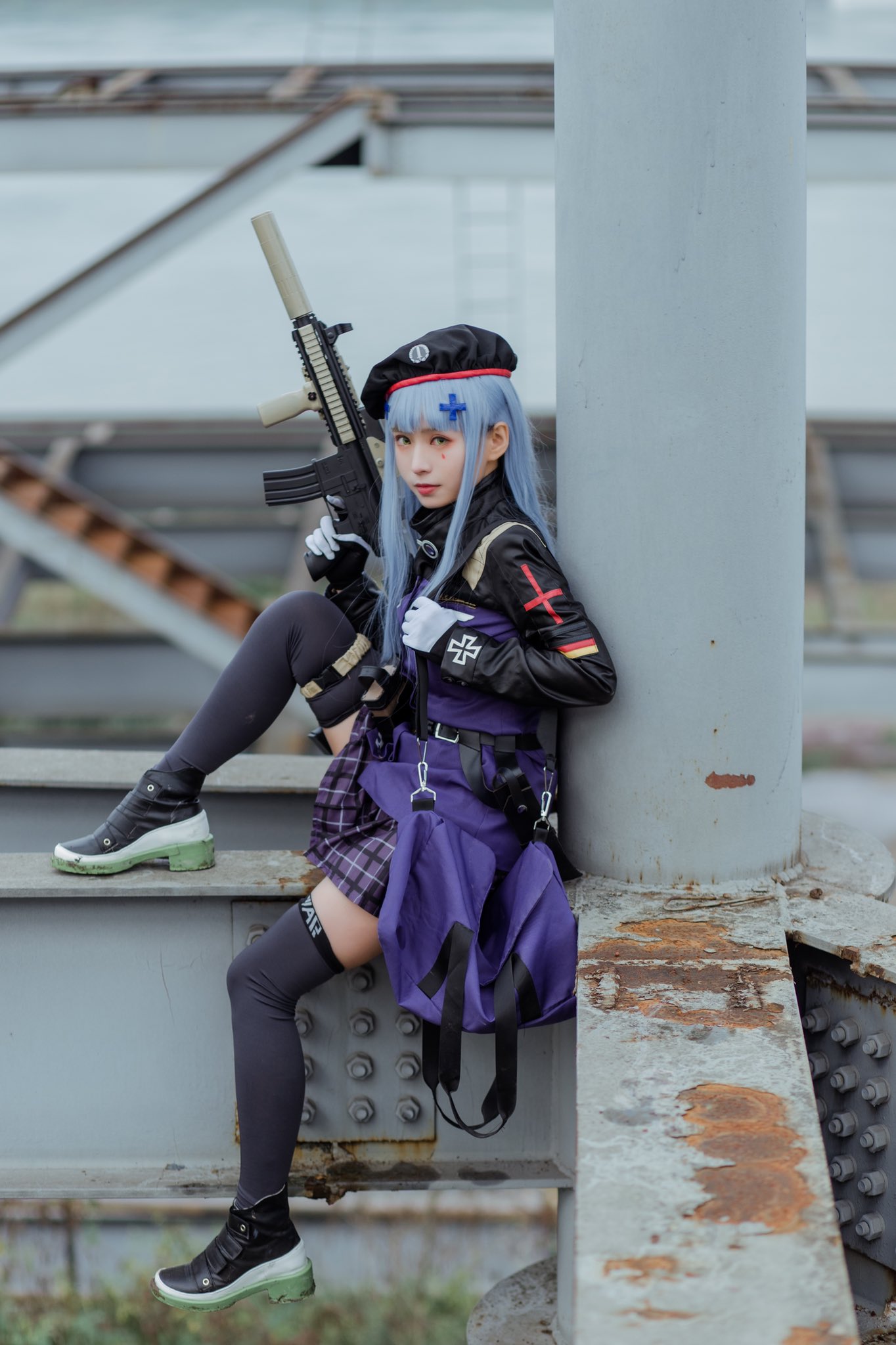 画像,指挥官，有我在就足够了。HK416 cos💗#少女前線 #少女前线 #GirlsFrontline #cosplay https://t.co/9sn28HEk…