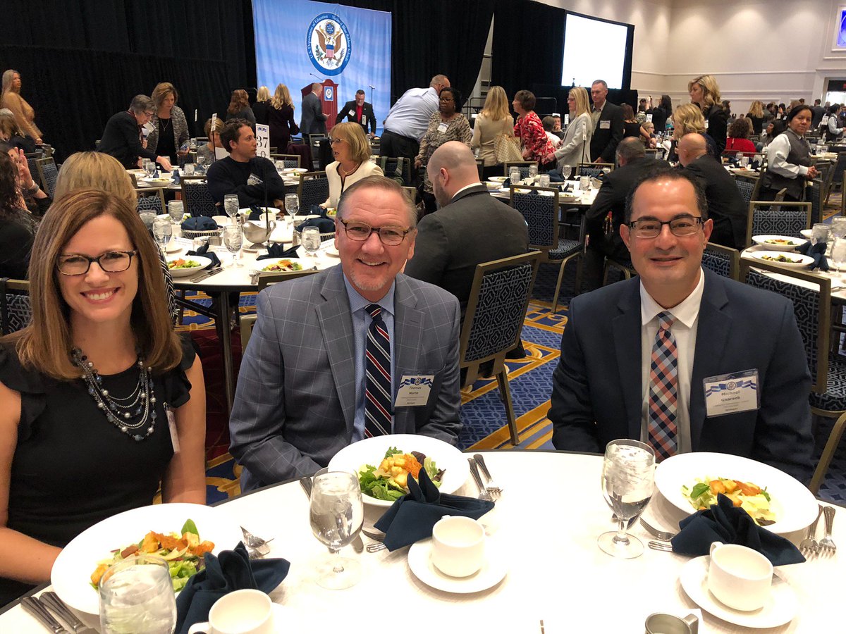 Lakewood staff and our Superintendent are enjoying the National Blue Ribbon Ceremony