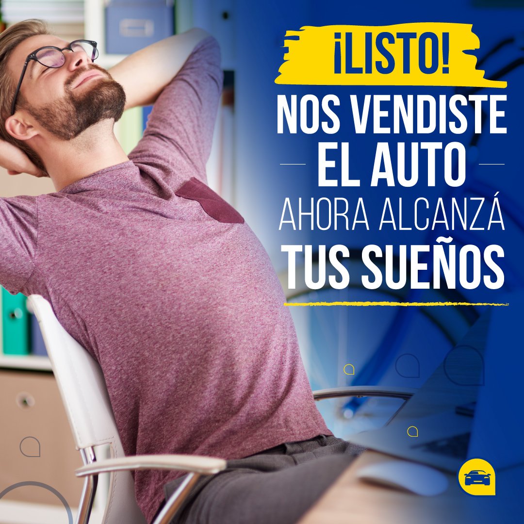 OlxAutosAr's tweet photo. #CompramosTuAuto Salí de la venta de tu auto y empezá a vivir tu sueño. Conseguí una cotización online en: https://t.co/rxnQa1zKzH https://t.co/MinFoW6B0d