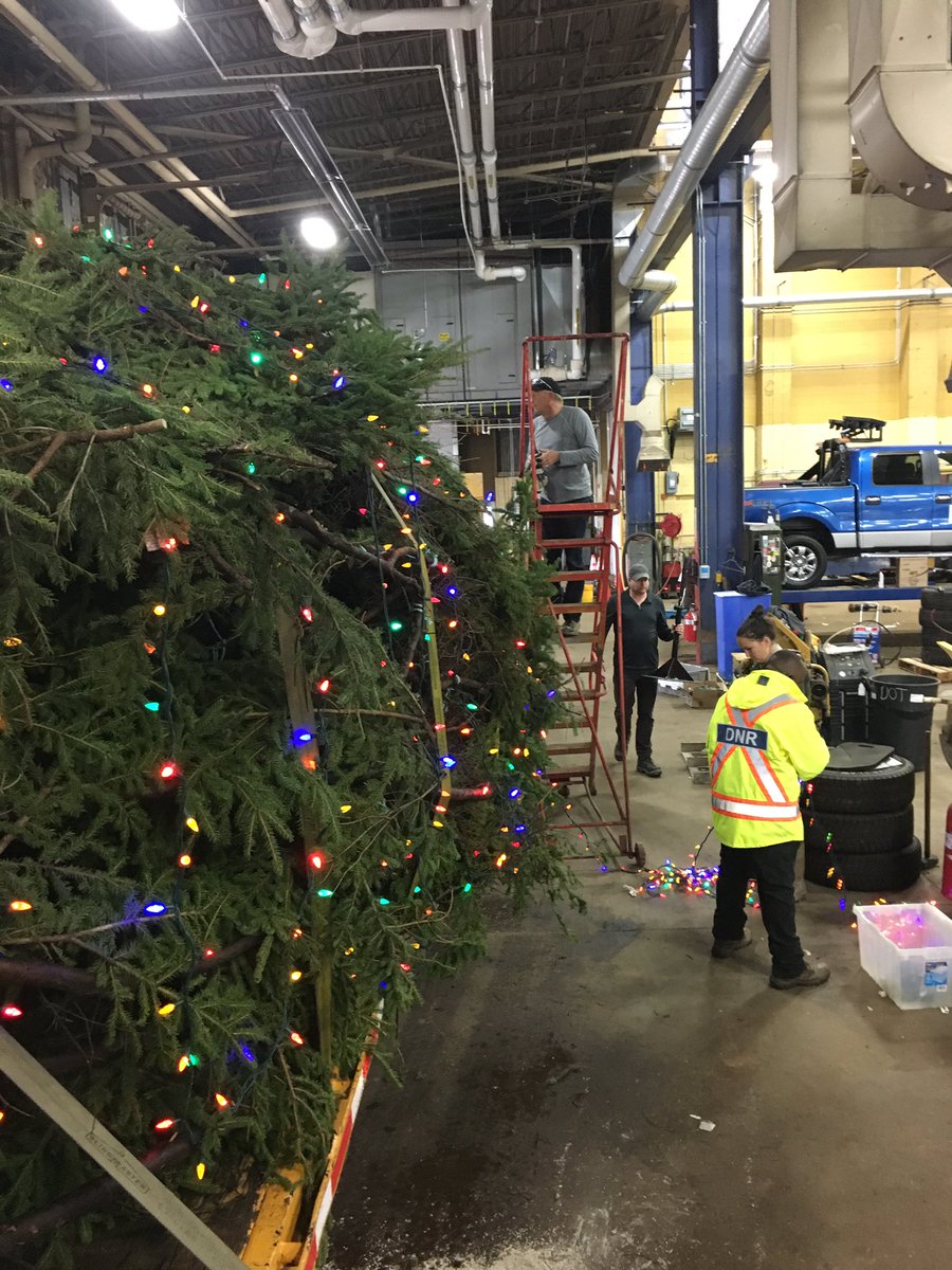 NS_DNR's tweet photo. We were busy today decorating the #TreeforBoston for the @CHHolidayParade Parade of Lights. Can’t wait to see you tomorrow at 6.p.m. #POL2019 #teamwork @TreeforBoston https://t.co/Hbt3LLKVmE