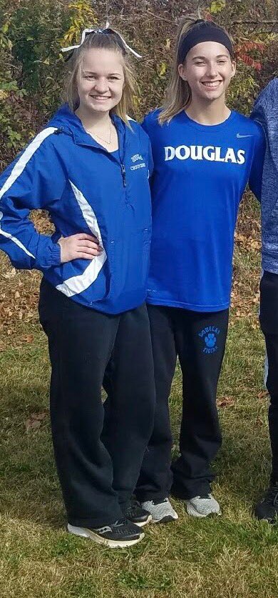 Extending best of luck to Emma and Keely as they participate in the State Cross-Country Meet in Gardner tomorrow. Great season and hoping tomorrow is a great race for Emma and Keely. #DouglasHSpride <a href="/DouglasTigersAD/">DouglasAD</a> <a href="/Sports_DHS/">Douglas Athletics</a>