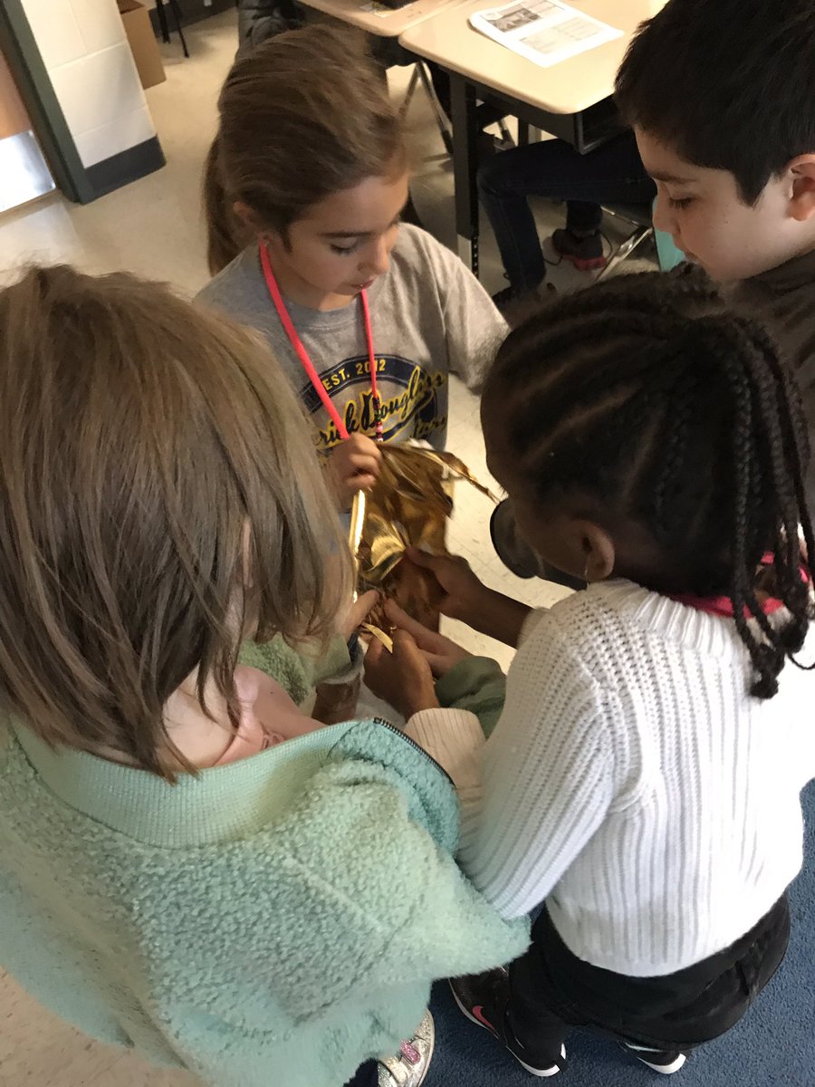 teneroa's tweet photo. We did a @breakoutEDU challenge to celebrate the end of our nonfiction unit! Students worked together to unlock text feature puzzles and unwrap our next read aloud! @FDEStars https://t.co/01EaZ932OO