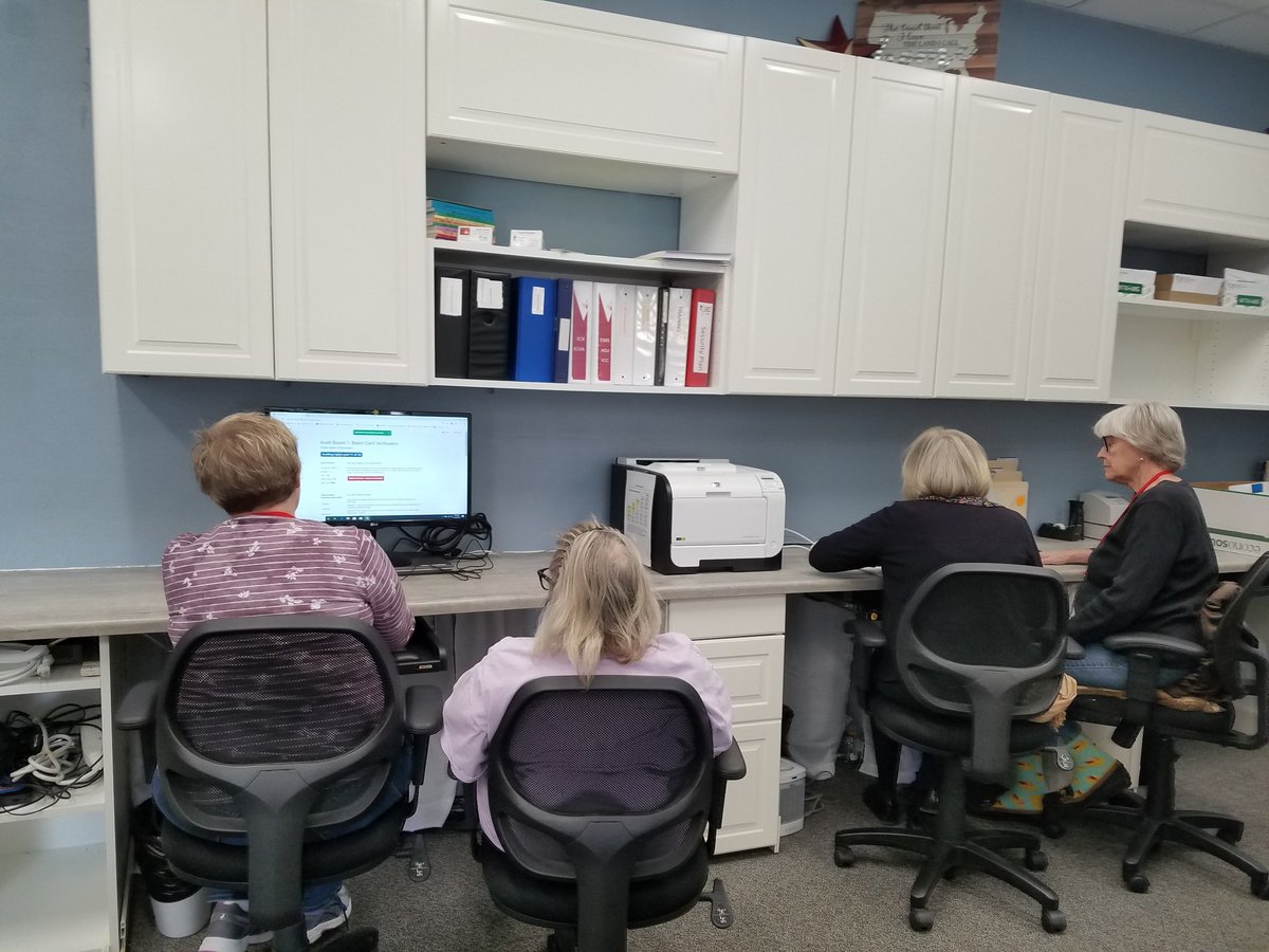 KitCarsonClerk's tweet photo. Kit Carson County Election Risk Limiting Audit is in full swing.  #CoCtyClerks #copolitics https://t.co/d2FqHzzknq