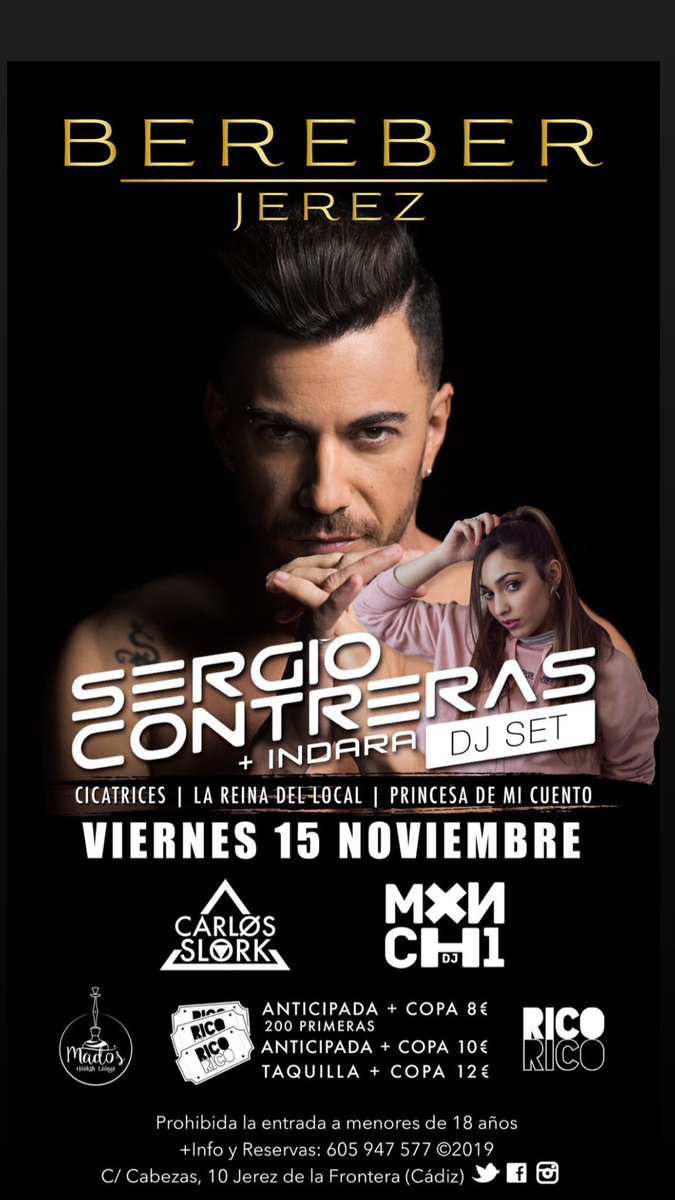 Entradas en taquilla 12€ con copa. Nos vemos esta noche!!!