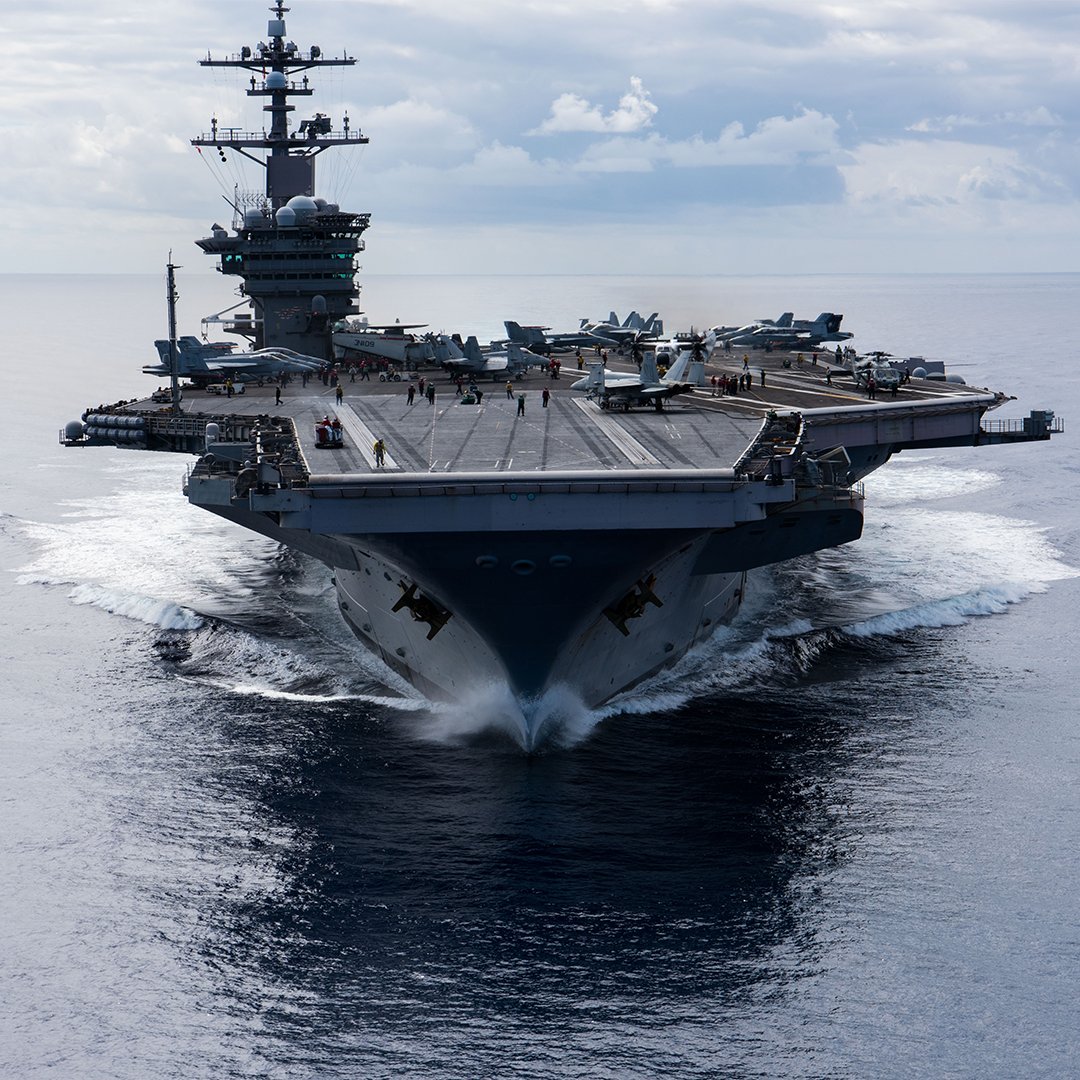 aircraftcarrier's tweet photo. Today is Carl Vinson’s birthday – the namesake of the formidable @CVN70 and champion of the Two-Ocean Navy Act, which dramatically grew our nation’s Navy. @CVN70 continues to sail to continue his work to secure U.S. dominance of the seas. https://t.co/9a6sulfWFL