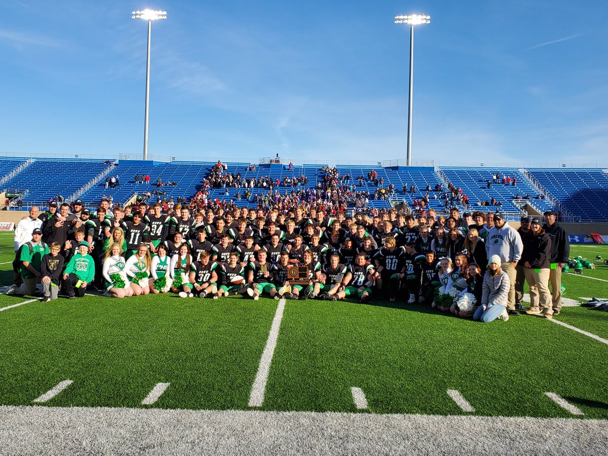 Congrats to the <a href="/SDHSAA/">SDHSAA</a> 11AA CHAMPS, the Pierre Governors! 
<a href="/TFRiggs/">TF Riggs High School</a>