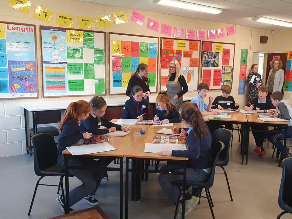 CFionnchua's tweet photo. We were delighted to welcome 6th class pupils from our local community, as they got a taste of what life would be like as Coláiste Fionnchua students. Pupils experienced taster classes in a variety of subjects and a fantastic experience was had by all. #FirstYear2020 https://t.co/ABkPOhVBtE