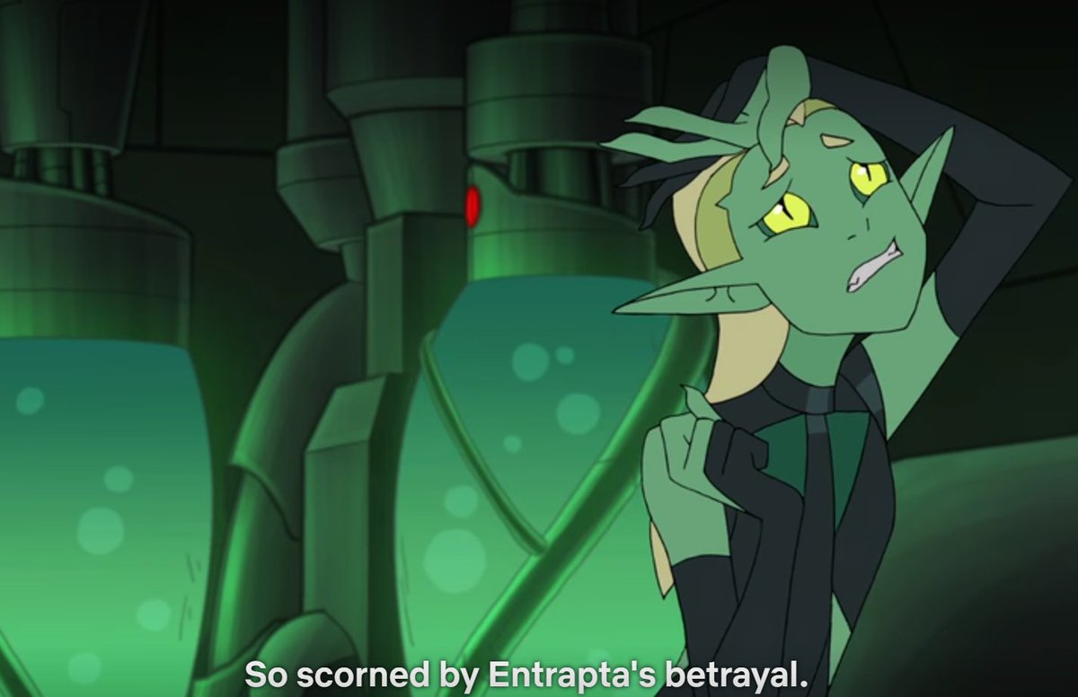 HNNNNG HE'S FINDING OUT WHAT HAPPENED TO ENTRAPTA AND DOUBLE TROUBLE IS CALLING HIM OUT ON HIS EMOTIONS
