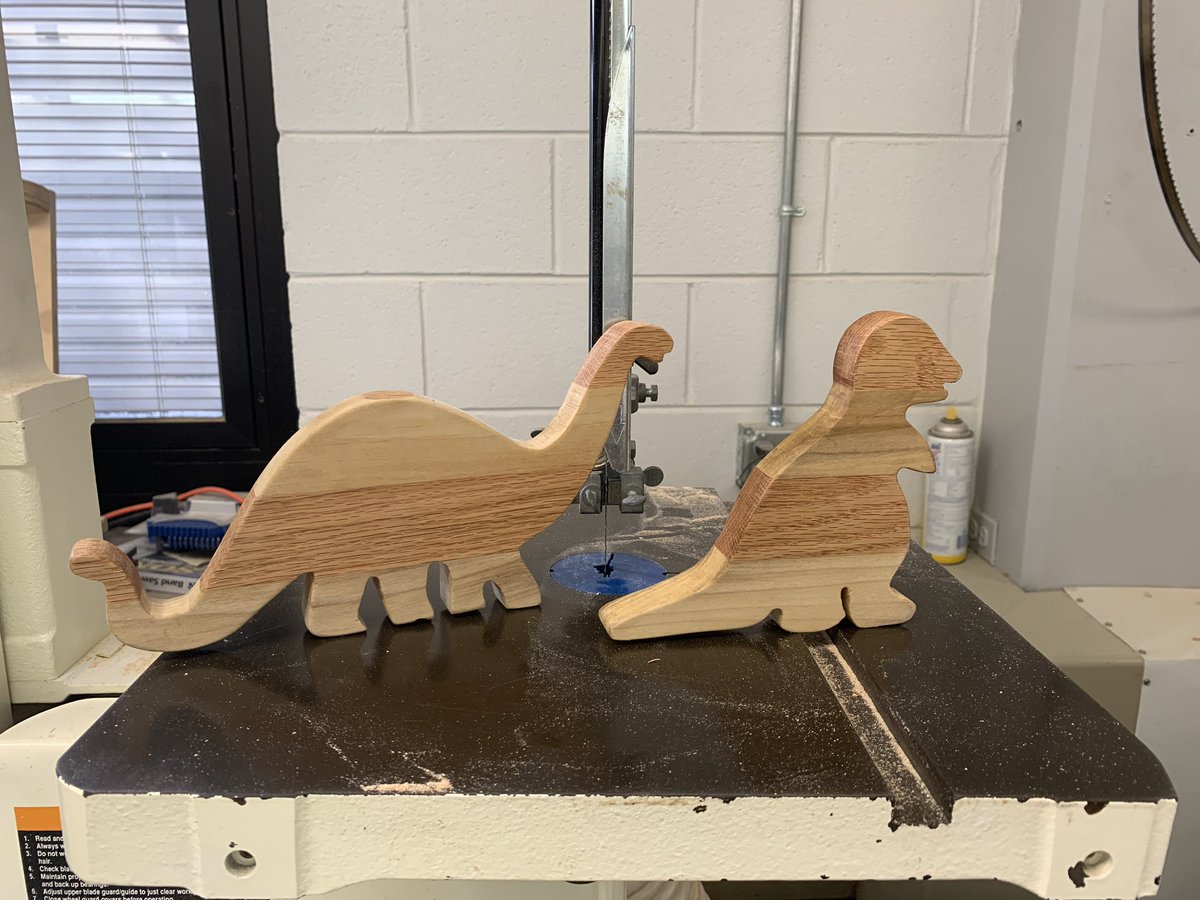 Lindsay (@l_longstreth) on Twitter photo Rwar! #jurassicshopclass #woods #indtech #leydenpride Rwar! #jurassicshopclass #woods #indtech #leydenpride