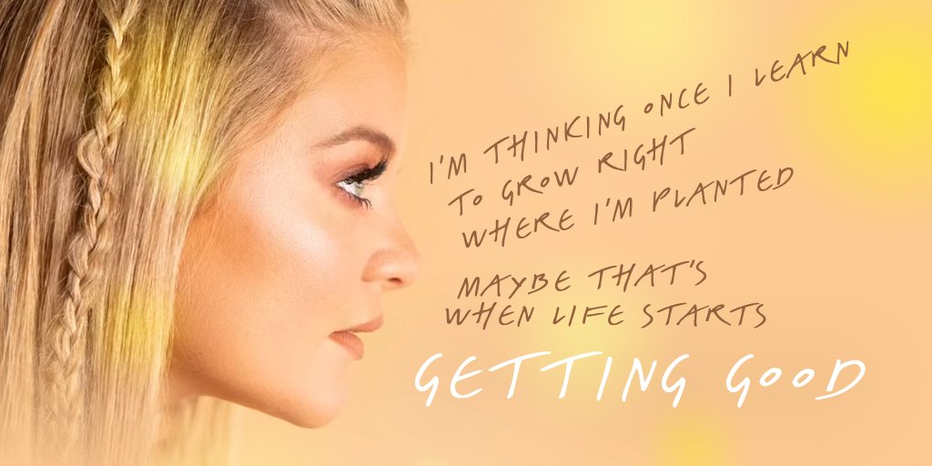RDCountry's tweet image. The number one song on Radio Disney Country this week is #GettingGood by @Lauren_Alaina! 💛