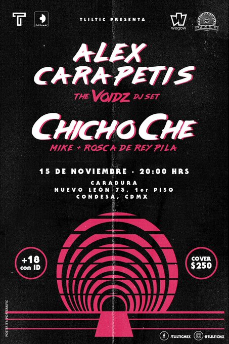 tskuanda's tweet photo. ¿Quieres ir al warmup del #CC19 que organiza @tlilticmx? 

Tenemos 3 pases dobles en el #clubtskuandwich. Contesta correctamente 2 proyectos de Alex Carapetis y alguna canción que haya sonado hoy en el programa :) https://t.co/tY5fbL0uON