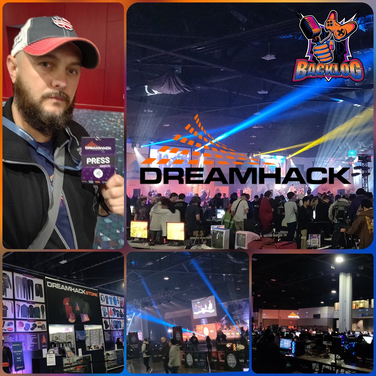 Day 1 #dreamhack #atlanta - pretty impressive spread. Got 3d mapped by AT&T and found out Geico has a gaming division. Finally met up with @Icychiller54 at the @Dreamhack @halo series
