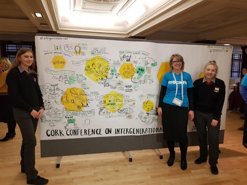 CFionnchua's tweet photo. President Michael D. Higgins was in attendance and also gave an insightful speech on the topic.
We were delighted to be involved in such an important issue that the whole world is facing. #climatechange #intergenerational #proactivestudents 2/2 https://t.co/mGojLkUZYA