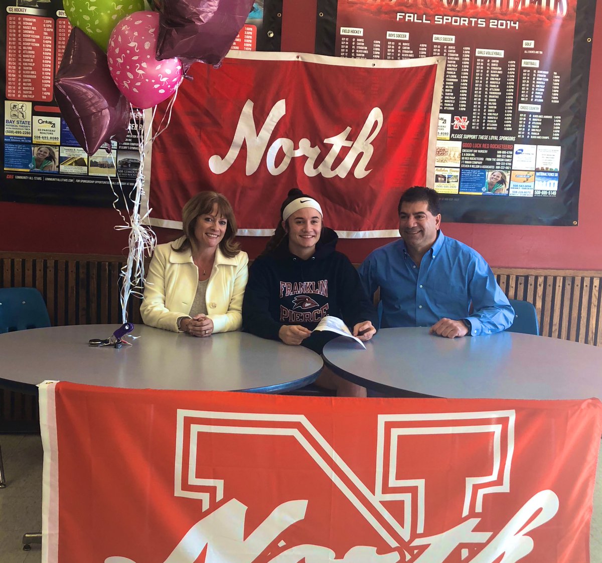 Ashley Cangiano will continue her academic &amp; athletic career at Franklin Pierce University, playing D2 softball!! #goravens 🥎🥎