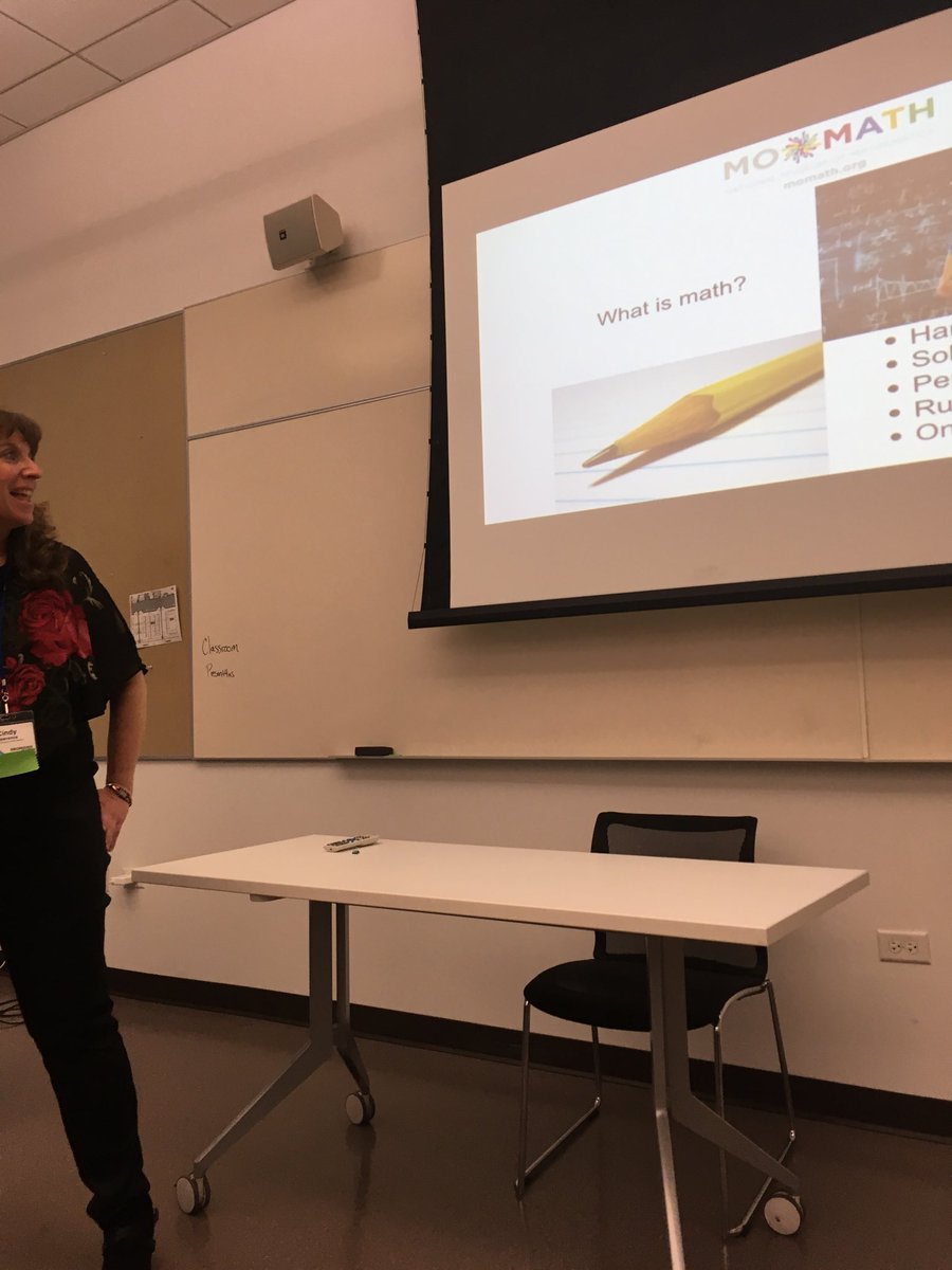 Moira_Dillon's tweet photo. Having a blast presenting with @MoMath1 CEO and Executive Director Cindy Lawrence @EriksonInst @eriksonmath #PromisingMath2019 https://t.co/N4yd8xihh0