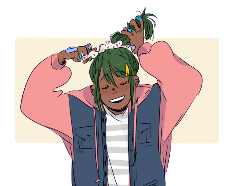 yellowwclouds_'s tweet photo. #yamweek2019 day 6: hairstyle! 

I will never give up on long hair yams I'm sorry @ furudate 😔✨

#haikyuu #hq #ハイキュー https://t.co/73W2cOiban