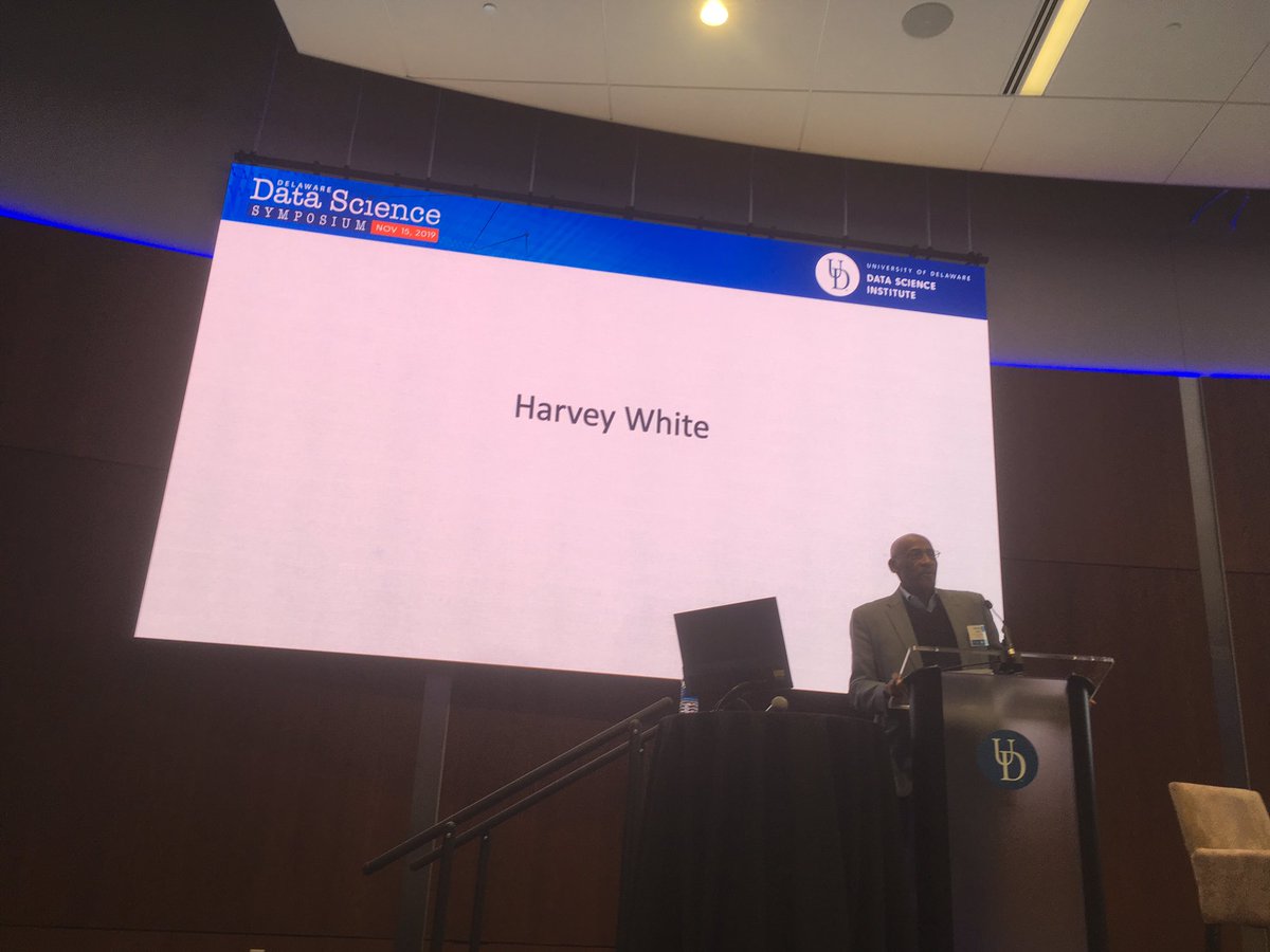 fedhere's tweet photo. Harvey White (@UDBidenSchool ) on the consequences of incomplete data #datajustice #dataequity - whoβs missing in the big data?? #datascienceUD19 https://t.co/lxZ2K7o8Ot