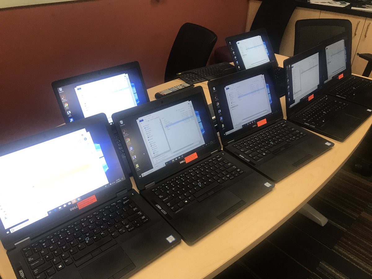 iDST_Team's tweet photo. Almost ready for our in-person Science Advisory Board Meeting on Monday! Prepping laptops for our SAB members.   This will be their first hands-on  experience with an early version of our tool. #sitescale #watershedscale #stormwater #greeninfrastructure #lifecyclecosts #cobenefit https://t.co/Ae1XoqHc8e