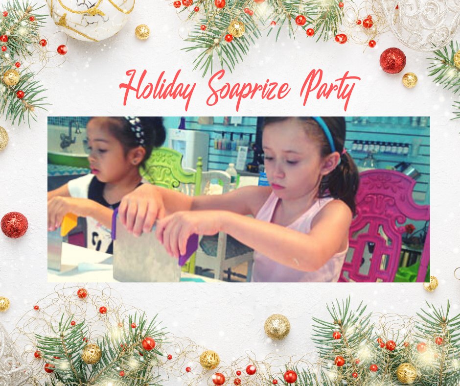 Thinking of a holiday party for your child? At Nyah Studio your child can enjoy crafting their own custom soap creation with a group of friends. buff.ly/2CUwAL2 #NJ #soaprizeparty #kidsparty #funpartychildren #soappartykids #sweet16 #childbirthdayparty #birthdaypartykids