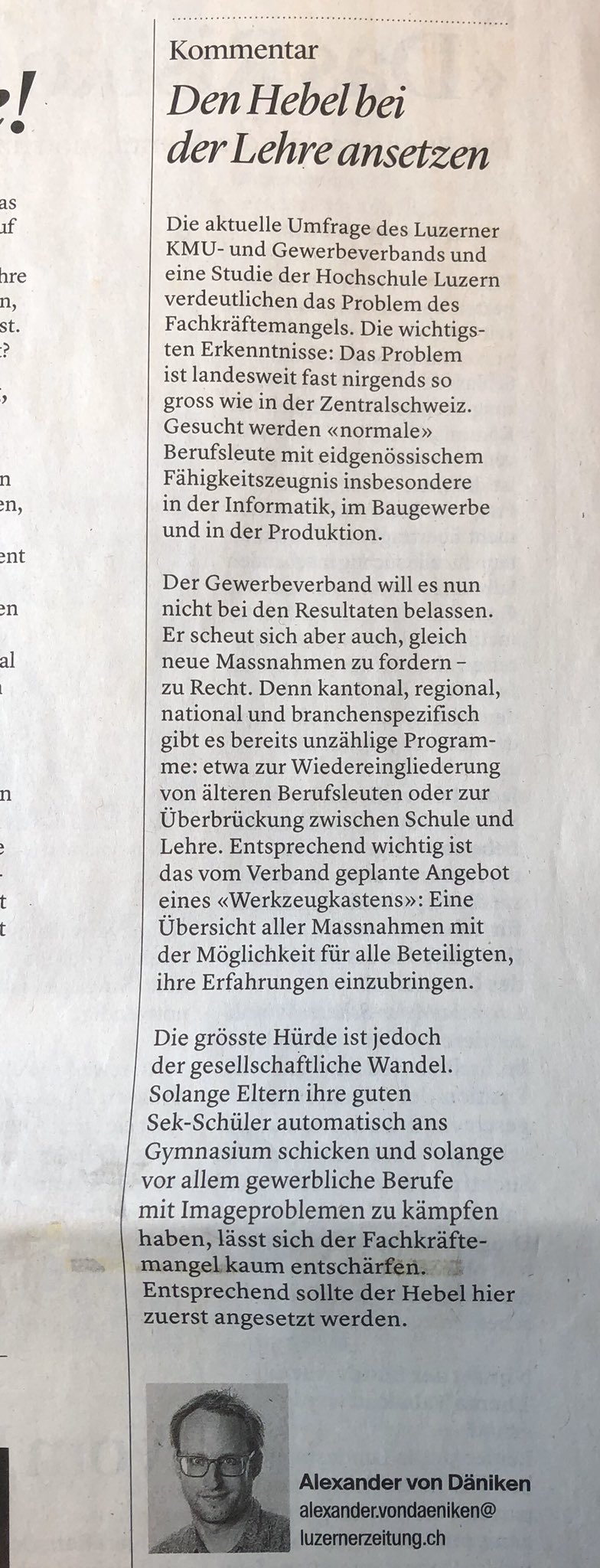 Barbara Steinemann On Twitter Heute Drei Seiten Klagelied In Der Luzernerzeitung Je Langer Die Personenfreizugigkeit Gilt Desto Mehr Wird Uber Fachkraftemangel Geklagt Was Waren Die 1 4 Mio Zuwanderer Die Seit Beginn Der