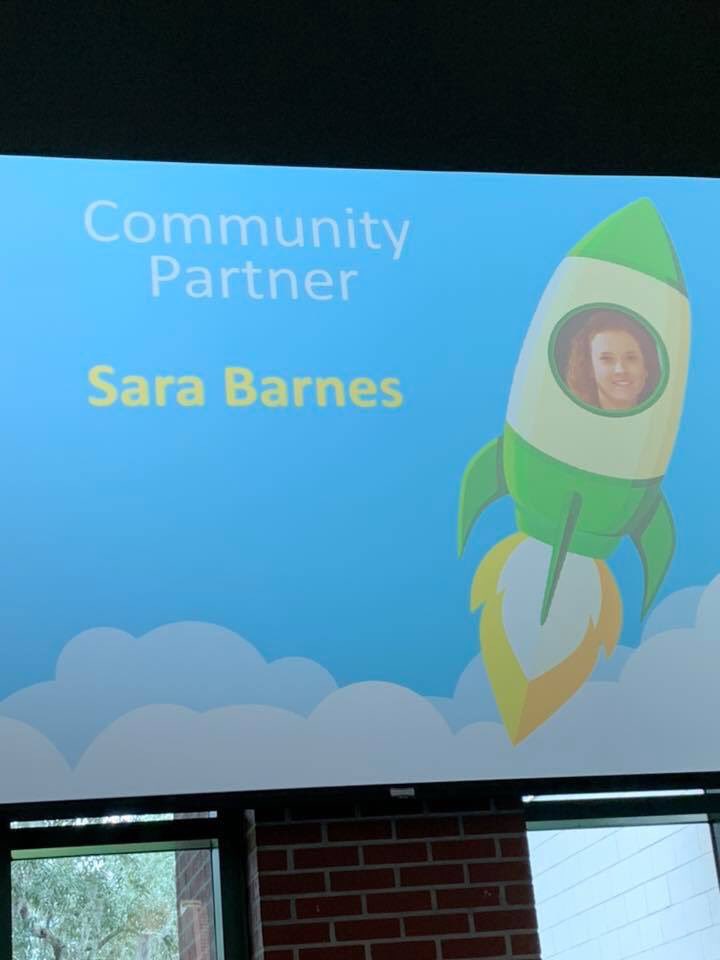 SuncoastABA's tweet photo. Congratulations to Sara Barnes one of SCABA’s officers. She received the Community Partner Award from USF!!! https://t.co/CEq1vhzu62
