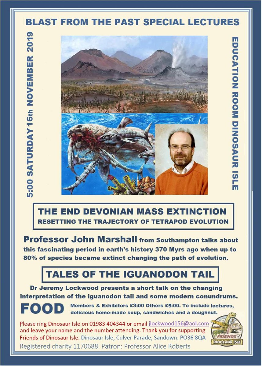 NeilJGostling's tweet photo. If you love Dinosaurs (and who doesn't?), get yourself to Dinosaur Isle and speak to, amongst others, @sotonbiosci  students from #MResEvolution about Darwin, the Origin of Species, Finches, the Galapagos, Dinosaurs, Science, DNA, natural history...... https://t.co/jVQWxvGjBa