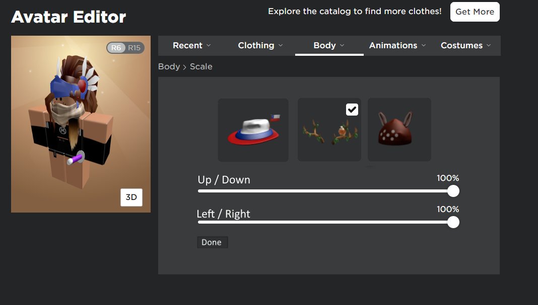 Candies On Twitter Roblox Should Add A Hat Scale Being Able