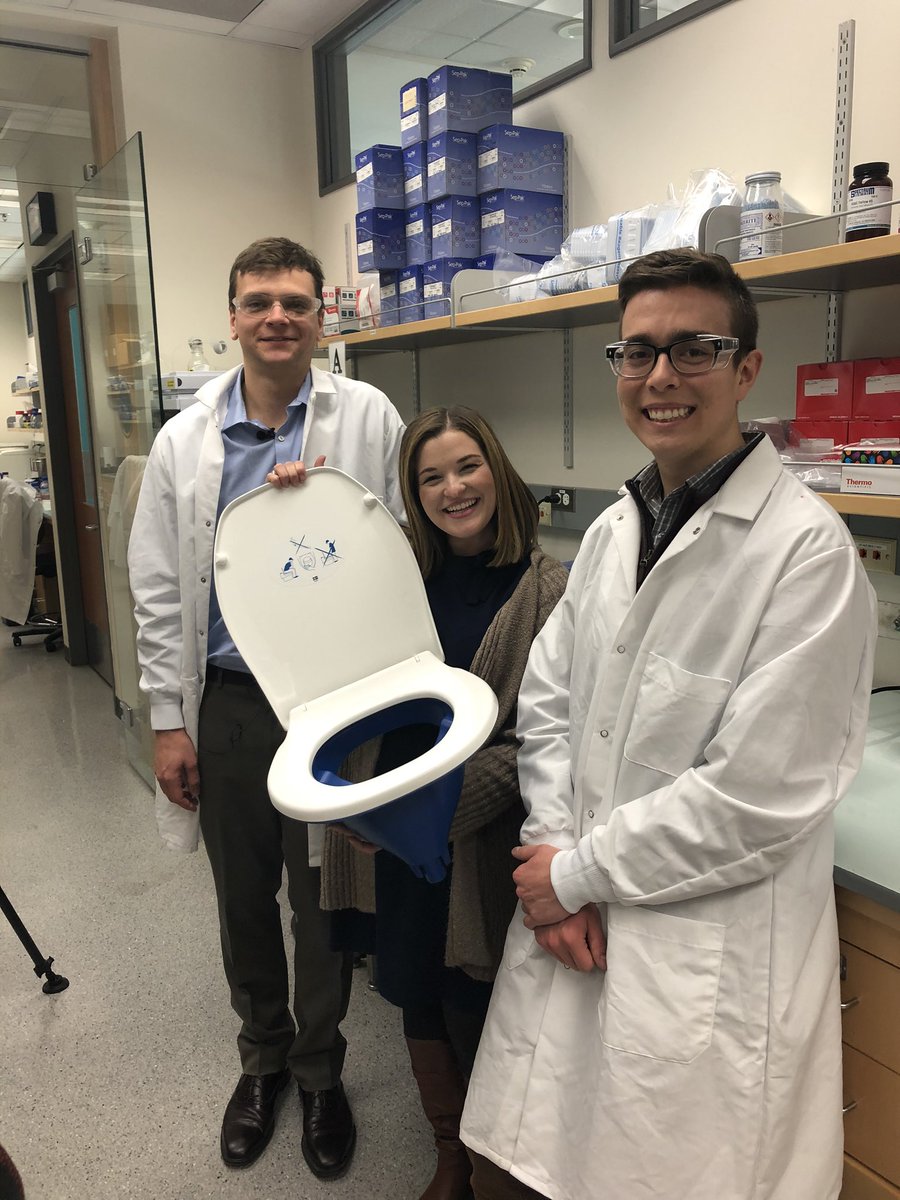 GabriellaRusk's tweet photo. Toilets of the future: these smart toilets can read your urine samples and process them into health information like a smart watch would. Learn more about the prototype tonight at 5 on @nbc15_madison. #NBC15 https://t.co/eLEFH7LxN1