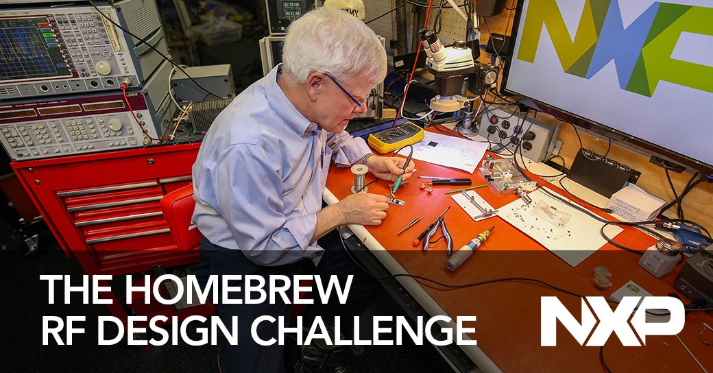 NXP's tweet photo. We want to thank all those who participated in the Homebrew RF Design Challenge! Stay tuned for future NXP #RF design challenges. See the winning designs at https://t.co/3z9Q0bI9RR https://t.co/qk2KXAnsVe