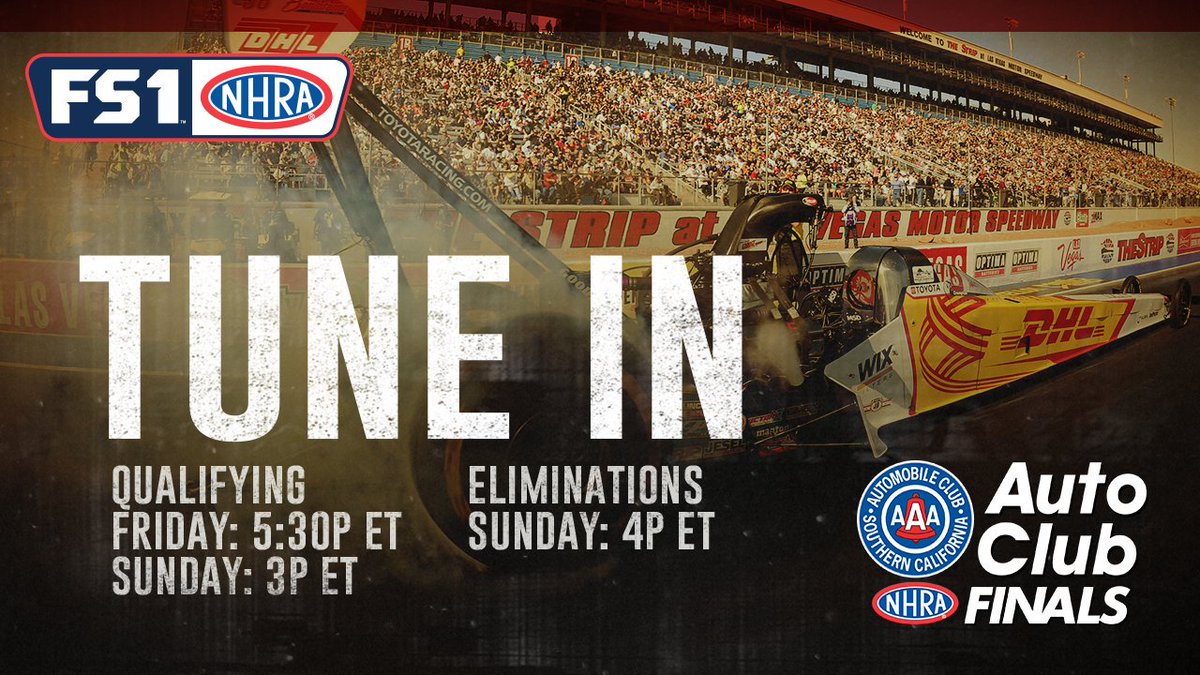 DHLUS's tweet image. It's the last #NHRA race of 2019, who else is tuning in? Check out the retro branded #DHL @TeamKalitta cars below in celebration of #50YearsofDHL!
@richiecrampton @JRTodd373 #NHRAFinals #yellafellas