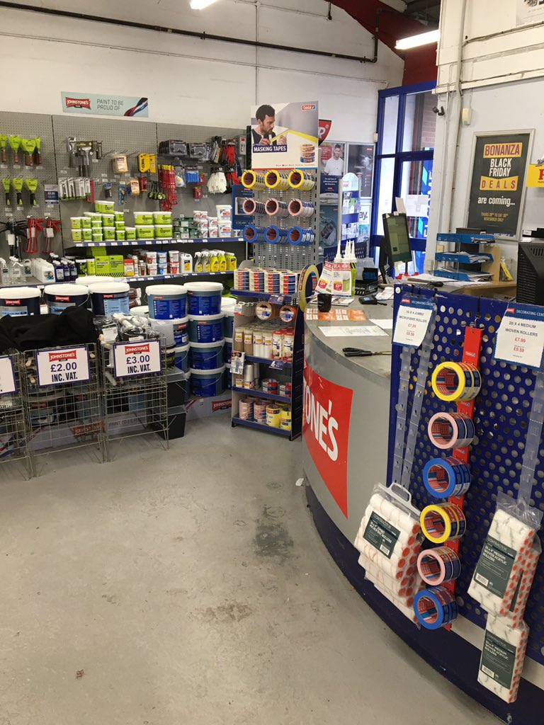 tesaJonSnow's tweet photo. tesa tape is now available @JohnstonesTrade Carlton Rd Nottingham #tesa #precisionmasking #nopaintbleed @tesaUK_tape @JohnstonesDC https://t.co/NNhBredRId