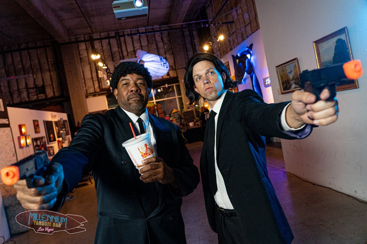 FandomBarLV's tweet photo. A sweet homage to the unique #Tarantino #PulpFiction! Thank you #SwingDanceVegas to host the shoes less dance contest! Photos @MichaelKeene #MFBLV #Fandom #Cosplay #VegasCosplay #FandomBar #WeAreFandom #MFBcosplay #LasVegas #CommunityArtCopslay #FandomUnites #MillenniumFandomBar https://t.co/a331bSJvoF