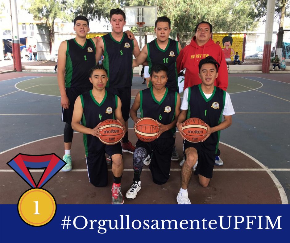 UPFIM_Oficial's tweet photo. 🏅1er lugar en básquetbol varonil🎖 en el Encuentro Regional Cultural y Deportivo Interpolitécnicas, que se lleva a cabo en la UPTex.
🏅¡Vamos con todo! 🎖
#TodosEnUno
#FuerzaUPFIM
#OrgullosamenteUPFIM https://t.co/J2zWeMRM5X