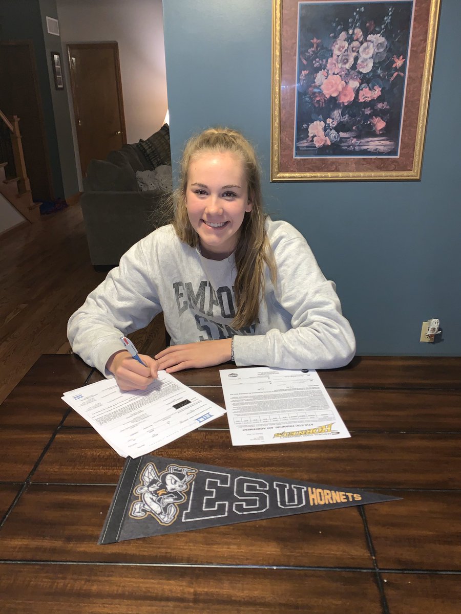 Congrats to our very own Megan Stretton on signing with Emporia State last night to continue her education and volleyball career! We are so excited to see you succeed at the next level!