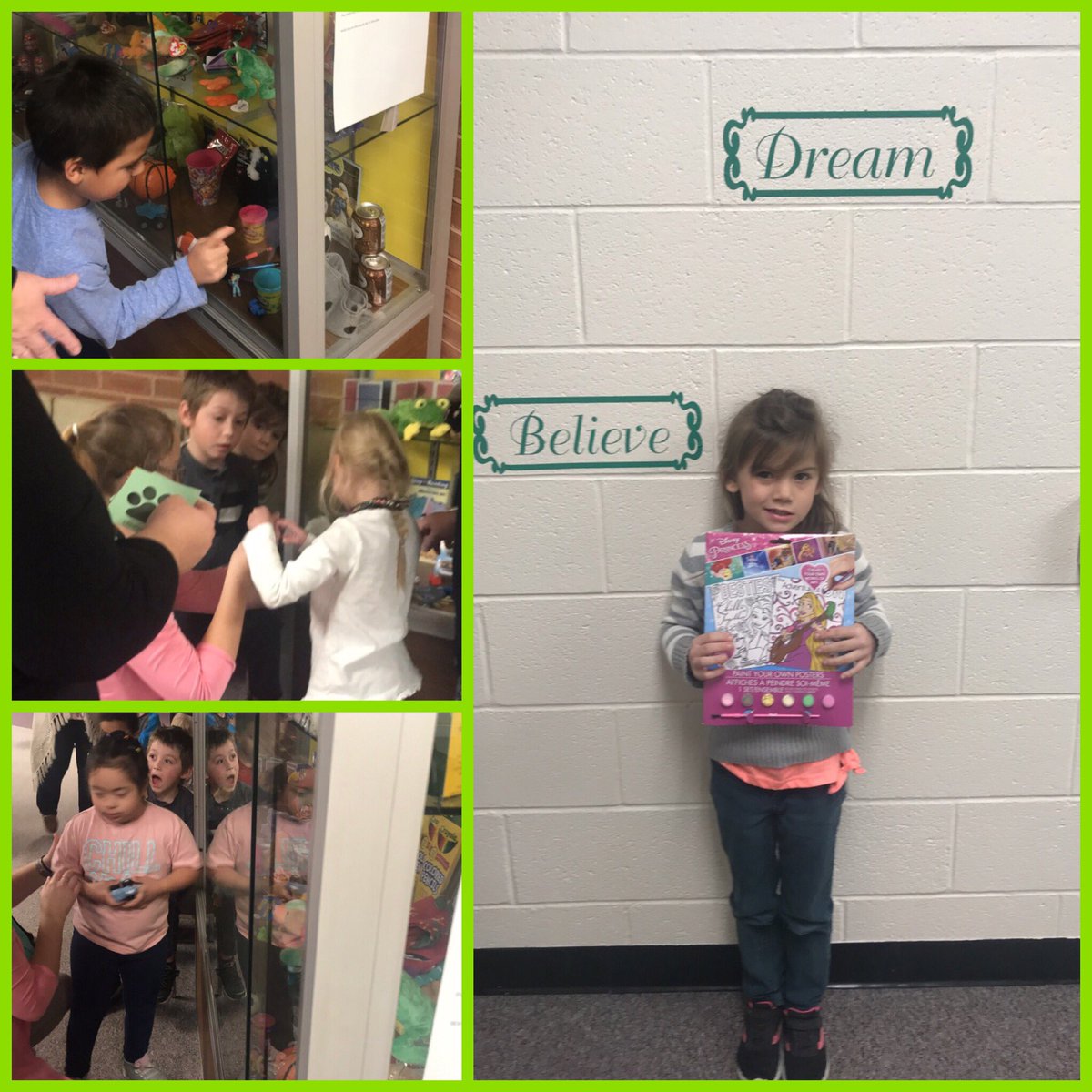 Turning in Bear Paw points for rewards! #FLCproud #Behaviormatters