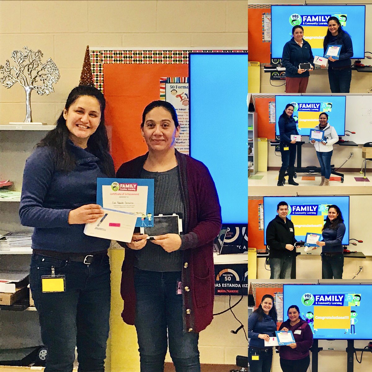 Thank you @austinpbs Miriam, we had an amazing Tchr teach our @GTGrizzlyBears parents about coding, today we had a mini-celebration for completing their #coding class! #KnowGuerreroThompson #AISDProud #GrizzlyGrit #BeARunner @gtprincipal186 @AISDTech @aisdparents  @FamAsPartners