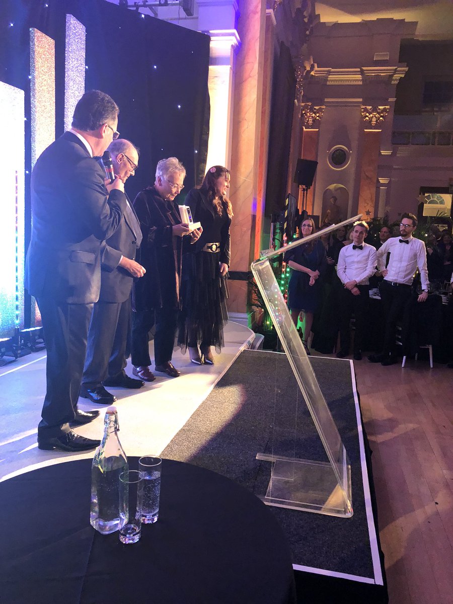 HayleyG26's tweet photo. So deserved #leamlegends Archie and Marian Pitt at the @LeamBizAwards in memory of the magnificent Gerry McManus https://t.co/KxrWyzWBeH