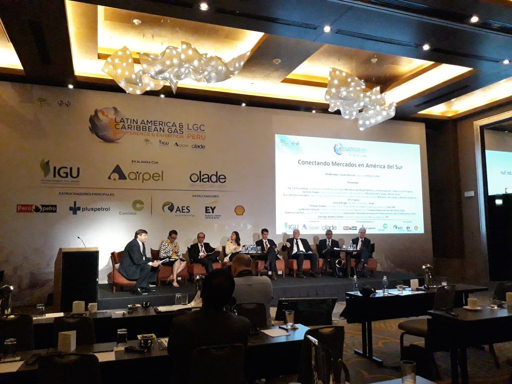 TGNGas's tweet photo. El evento se desarrolló en la ciudad de Lima, Perú y fue co-organizado por @ARPEL_Petroleo, @IGU_News y @oladeorg junto a @EnergyNet_Ltd. #LGC19 #TGNEventos https://t.co/1qe4dXYqU9