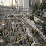 山手線と京浜東北線の切替工事現場がすごい事になってた!